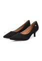 Tacon Medio Stiletto  Camurca Flex Negro Vizzano de Vizzano