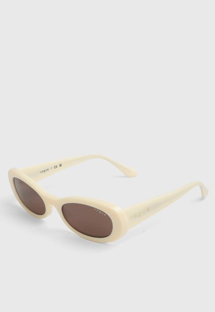 Gafas de Sol Marfil-Marrón Oscuro Vogue