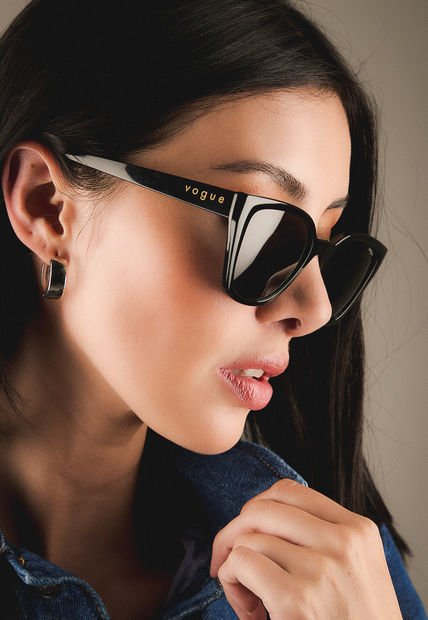 Gafas de Sol Negro-Gris Vogue