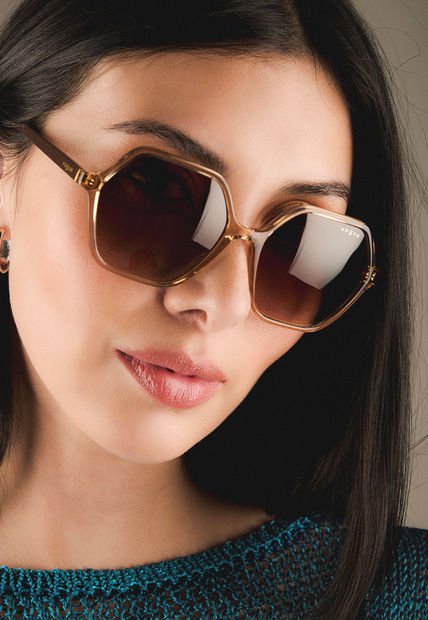 Gafas de Sol Transparente Caramelo-Marrón Vogue