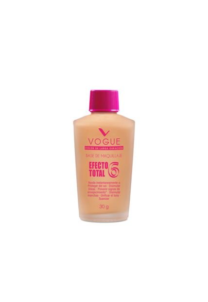 Maquillaje Liquido Efecto Total 6 Val Piel Frasco 30 Ml