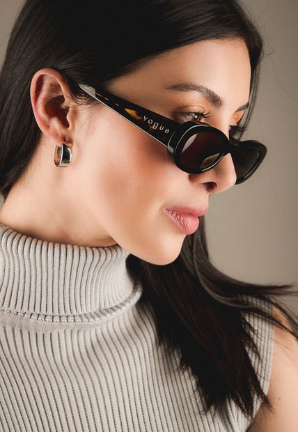 Gafas de Sol Havana Oscuro-Marrón Oscuro Vogue