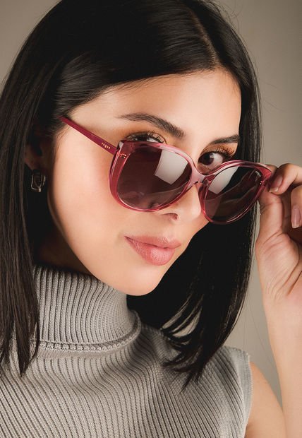 Gafas de Sol Transparente Púrpura-Violeta Vogue