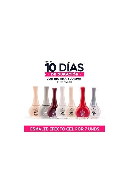 Bundle Esmalte Vogue Efecto Gel 7 X 14 Ml