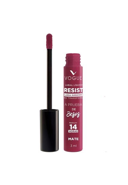 Labial Vogue Resist A Prueba De Besos Segura X 3 Ml