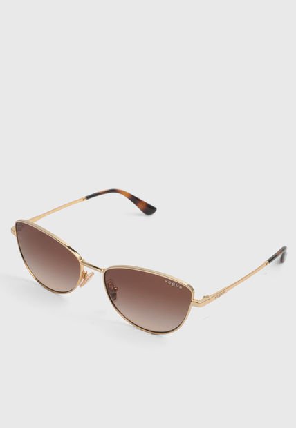 Gafas de Sol Dorado-Marrón Oscuro Vogue