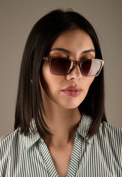 Gafas de Sol Transparente Café-Violeta-Café Vogue