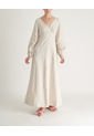 Vestido Beige Voie FLORENCIAVTAREXS125 de VOIE
