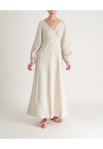 Vestido Beige Voie FLORENCIAVTAREXS125 VOIE