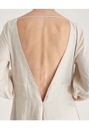 Vestido Beige Voie FLORENCIAVTAREXS125