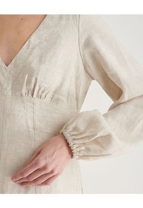 Vestido Beige Voie FLORENCIAVTAREXS125