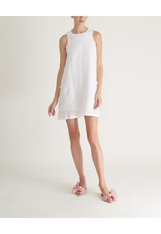 Vestido Blanco Voie ANTHEIADRESSCRUDOTL VOIE