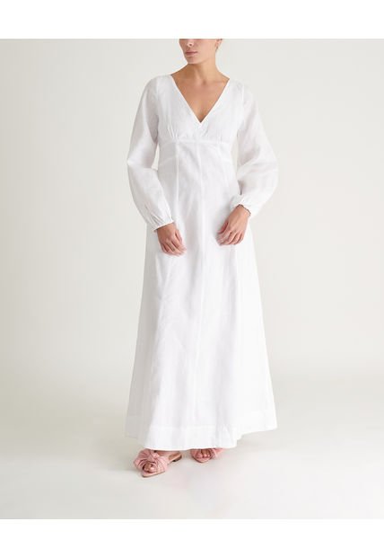 Vestido Blanco Voie FLORENCIAVTBLAL125