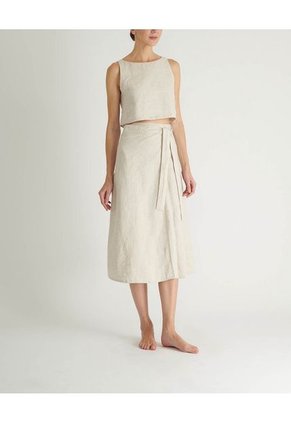 Falda Ani MVMANIARENAXS Beige