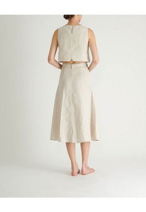 Falda Ani MVMANIARENAXS Beige