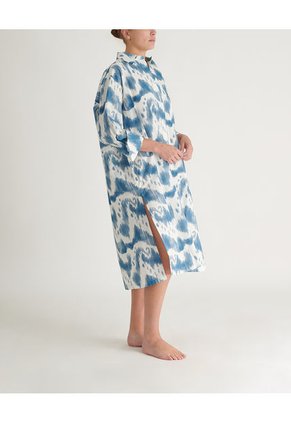 Camisa Azul Voie MVMBPRINTAZULM