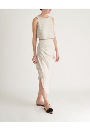 Falda Beige Voie OLIVIASKIRTBEIGETM