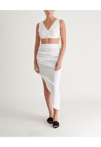 Falda Blanco Voie OLIVIASKIRTCRUDOTM VOIE