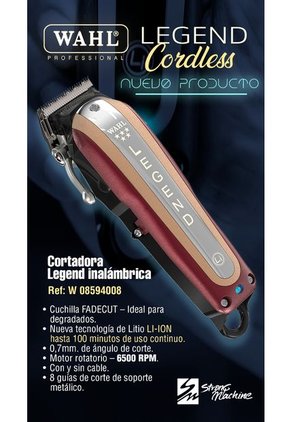 Cortadora Profesional Wahl Legend Inalambrica 5 Estrellas