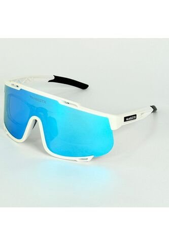 GAFA CICLISMO Y DEPORTES WANDERTH GIRO DE UN SOLO LENTE DE COLOR BLANCO-AZUL Wanderth