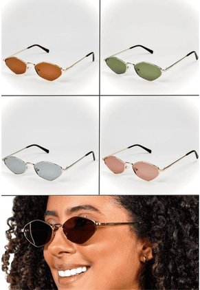 GAFAS DE SOL UNISEX WANDERTH FILTRO UV400 CON LENTES POLARIZADOS-DORADO-MARRON-GLT9307
