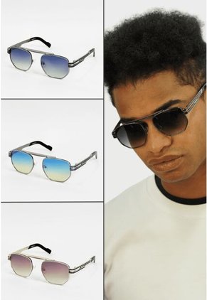 GAFAS DE SOL UNISEX WANDERTH FILTRO UV400 CON LENTES POLARIZADOS-AZUL-PLATEADO-4465