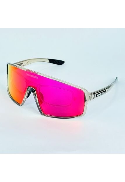 GAFA CICLISMO Y DEPORTES WANDERTH WIND DE UN SOLO LENTE DE COLOR TRANSPARENTE-FUCSIA