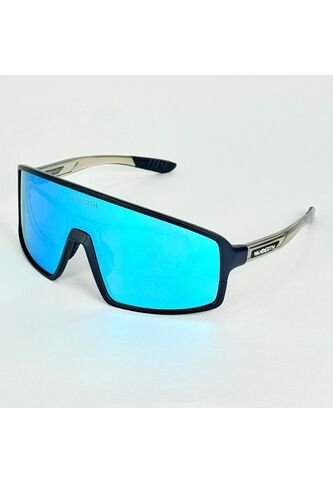 GAFA CICLISMO Y DEPORTES WANDERTH WIND DE UN SOLO LENTE DE COLOR NEGRO-PLATEADO Wanderth