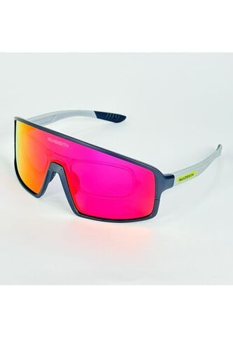GAFA CICLISMO Y DEPORTES WANDERTH WIND DE UN SOLO LENTE DE COLOR AZUL-FUCSIA Wanderth