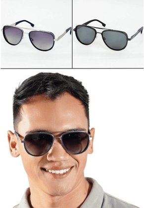 GAFAS DE SOL UNISEX WANDERTH FILTRO UV400 CON LENTES POLARIZADOS-NEGRO-S15101