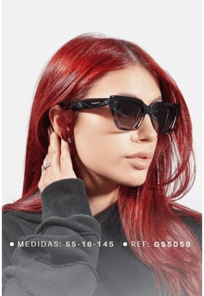 GAFAS DE SOL UNISEX WANDERTH FILTRO UV400 CON LENTES POLARIZADOS-NEGRO-CAREY-GS5058