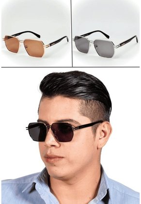 GAFAS DE SOL UNISEX WANDERTH FILTRO UV400 CON LENTES POLARIZADOS-DORADO-NEGRO-4644