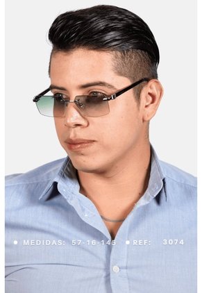GAFAS DE SOL UNISEX WANDERTH FILTRO UV400 CON LENTES POLARIZADOS-NEGRO-AZUL-3074