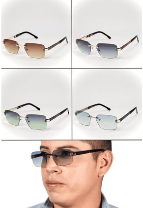 GAFAS DE SOL UNISEX WANDERTH FILTRO UV400 CON LENTES POLARIZADOS-DORADO-AZUL-3062