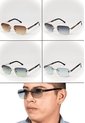 GAFAS DE SOL UNISEX WANDERTH FILTRO UV400 CON LENTES POLARIZADOS-PLATEADO-AZUL-3062 de Wanderth