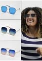 GAFAS DE SOL UNISEX WANDERTH FILTRO UV400 CON LENTES POLARIZADOS -CELESTE-DORADO-JS8563 de Wanderth