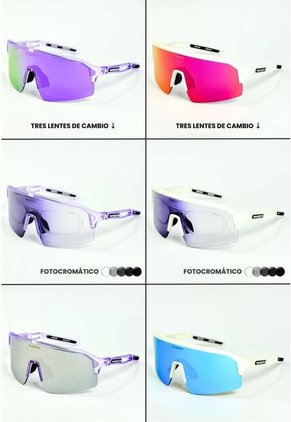 GAFA CICLISMO Y DEPORTES WANDERTH ULTIMATE TRANSPARENTE-MORADO FOTOCROMATIC