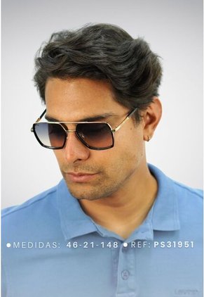 GAFAS DE SOL UNISEX WANDTHER FILTRO UV400 CON LENTES POLARIZADOS PLATEADO-NEGRO-PS31951