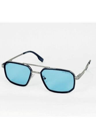 GAFAS DE SOL UNISEX WANDERTH FILTRO UV400 CON LENTES POLARIZADOS-PLATEADO-AZUL-4583H Wanderth