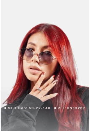 GAFAS DE SOL UNISEX WANDERTH FILTRO UV400 CON LENTES POLARIZADOS-PLATEADO-NEGRO-PS33207