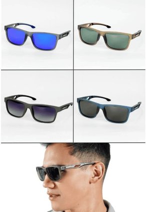 GAFAS DE SOL UNISEX WANDERTH FILTRO UV400 CON LENTES POLARIZADOS-GRIS-AZUL-S12106