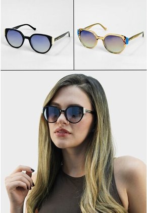 GAFAS DE SOL UNISEX WANDTHER FILTRO UV400 CON LENTES POLARIZADOS NEGRO-AZUL-2445