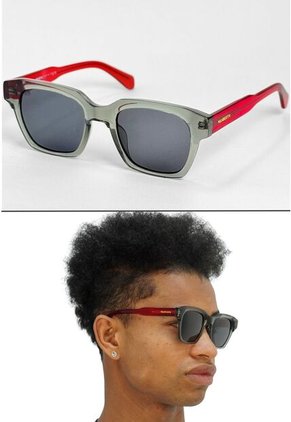 GAFAS DE SOL UNISEX WANDTHER FILTRO UV400 CON LENTES POLARIZADOS GRIS-ROJO-BOLD30104