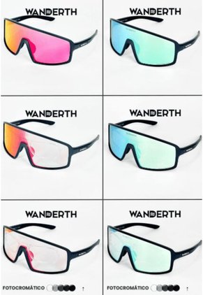 GAFA CICLISMO Y DEPORTES WANDERTH WIND DE UN SOLO LENTE FOTOCROMANTICO NEGRO-FUCSIA