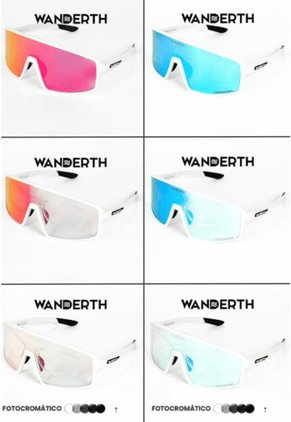 GAFA CICLISMO Y DEPORTES WANDERTH WIND DE UN SOLO LENTE FOTOCROMANTICO BLANCO-FUCSIA