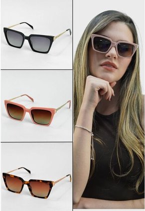 GAFAS DE SOL UNISEX WANDTHER FILTRO UV400 CON LENTES POLARIZADOS DORADO-NEGRO-68101