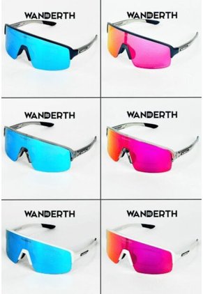 GAFA CICLISMO Y DEPORTES WANDERTH SPRINT DE UN SOLO LENTE DE COLOR PLATEADO-ROSA