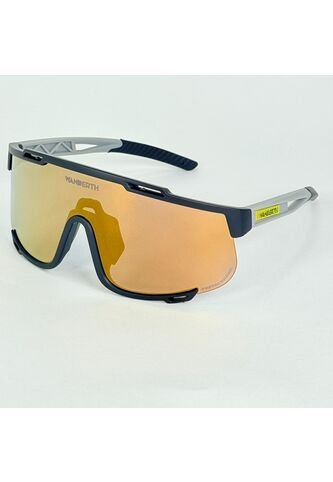 GAFA CICLISMO Y DEPORTES WANDERTH GIRO DE UN SOLO LENTE DE COLOR NEGRO-AMARILLO Wanderth