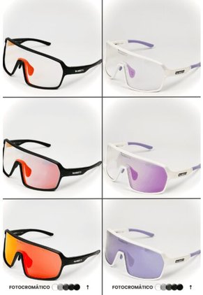 GAFA CICLISMO Y DEPORTES WANDERTH TIME RICE 2 DE UN SOLO LENTE FOTOCROMATICO BLANCO-LILA