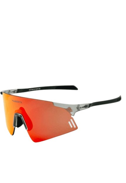 GAFA CICLISMO Y DEPORTES WANDERTH SPEED ADVANCE NEW DE UN SOLO LENTE DE COLOR NARANJA-GRIS